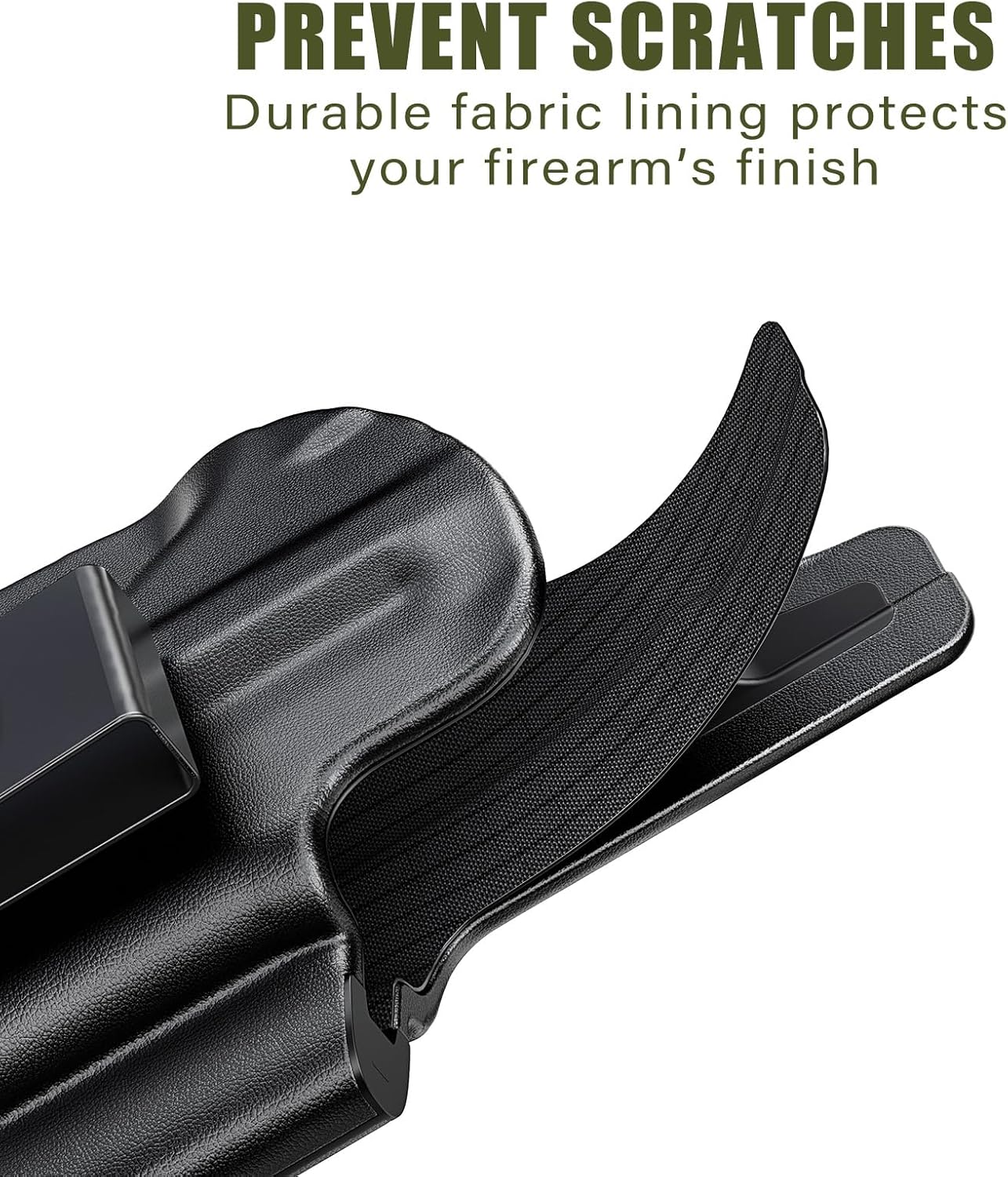 MUNALO IWB Holster Compatible with Springfield Armory Hellcat Micro-Compact 9mm (Standard & OSP Models) - Concealed Carry Hybrid Holster with Optic Cut, Appendix Inside Waistband, Right-Hand
