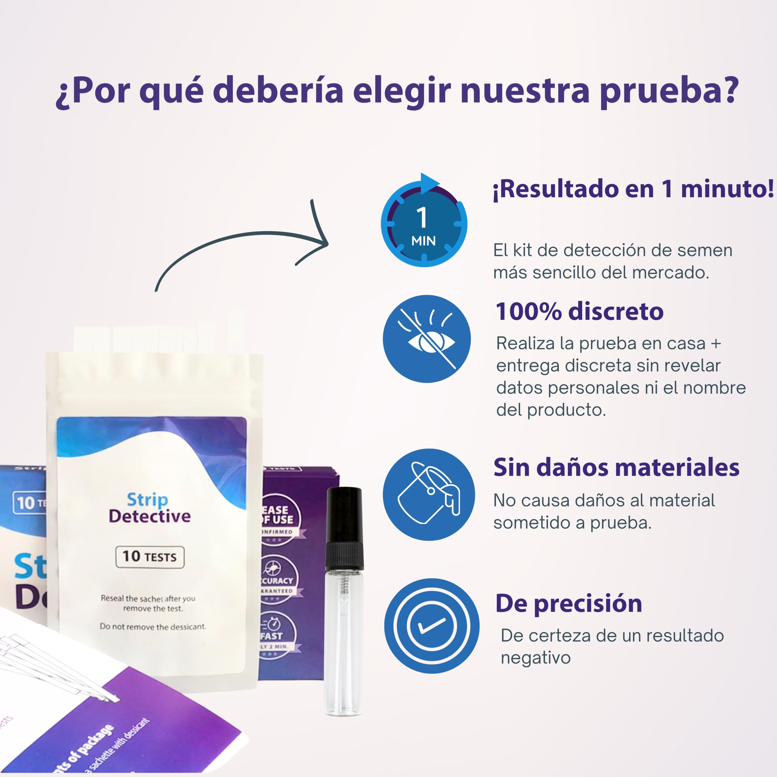 Home Traition Test - Prueba de detección de esperma 10 unidades por paquete