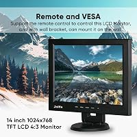 JaiHo 14" HD HDMI IPS Monitor Beépített Hanggal PC TV Biztonsági Rendszerhez - 14 Inch 1024x768 4