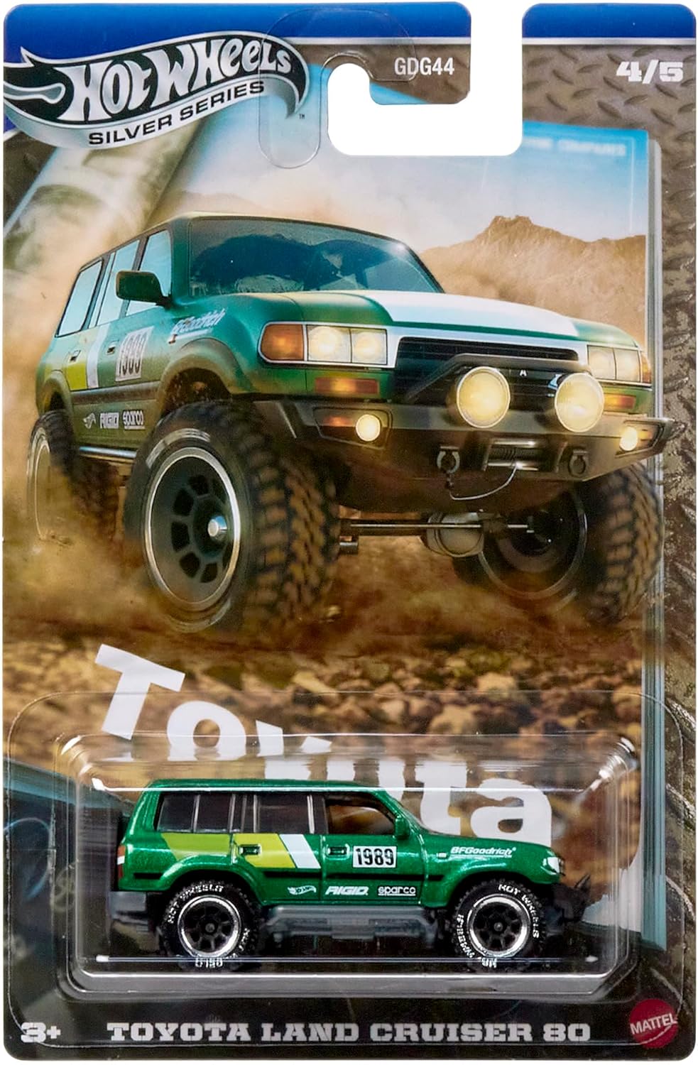 Hot Wheels Silver Series - Toyota Land Cruiser 80/Toys
