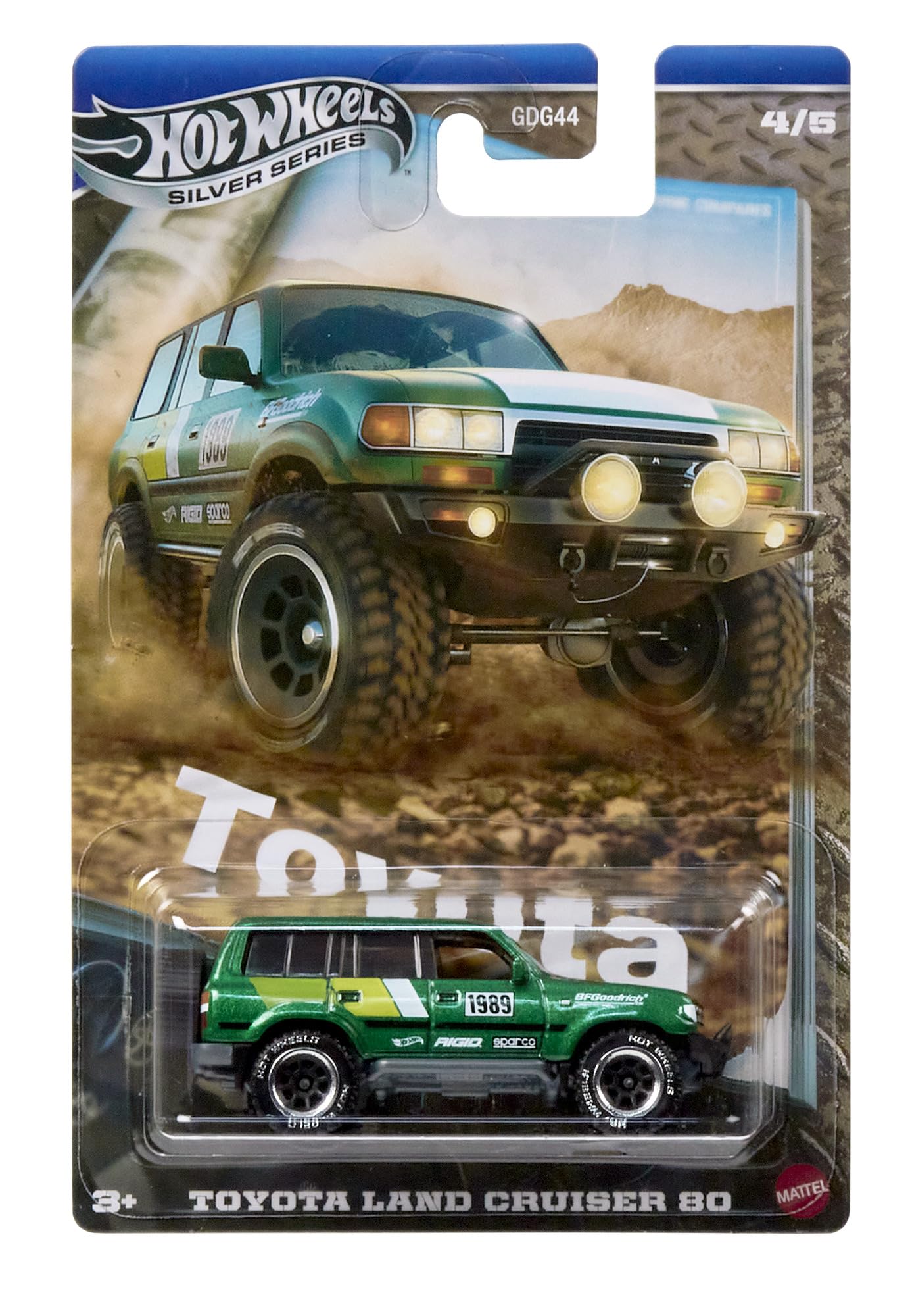 Hot Wheels - Silver Series - Toyota Land Cruiser 80 /Toys, Multicolor - Image 2