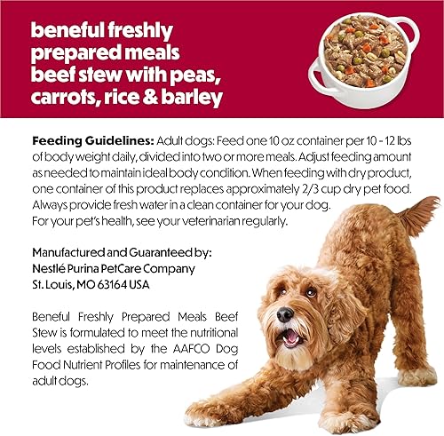 Miniatura 7 de Comidas preparadas Purina Beneful, comida para perro, paquete surtido, 10 onzas Tubo, paquete de 8