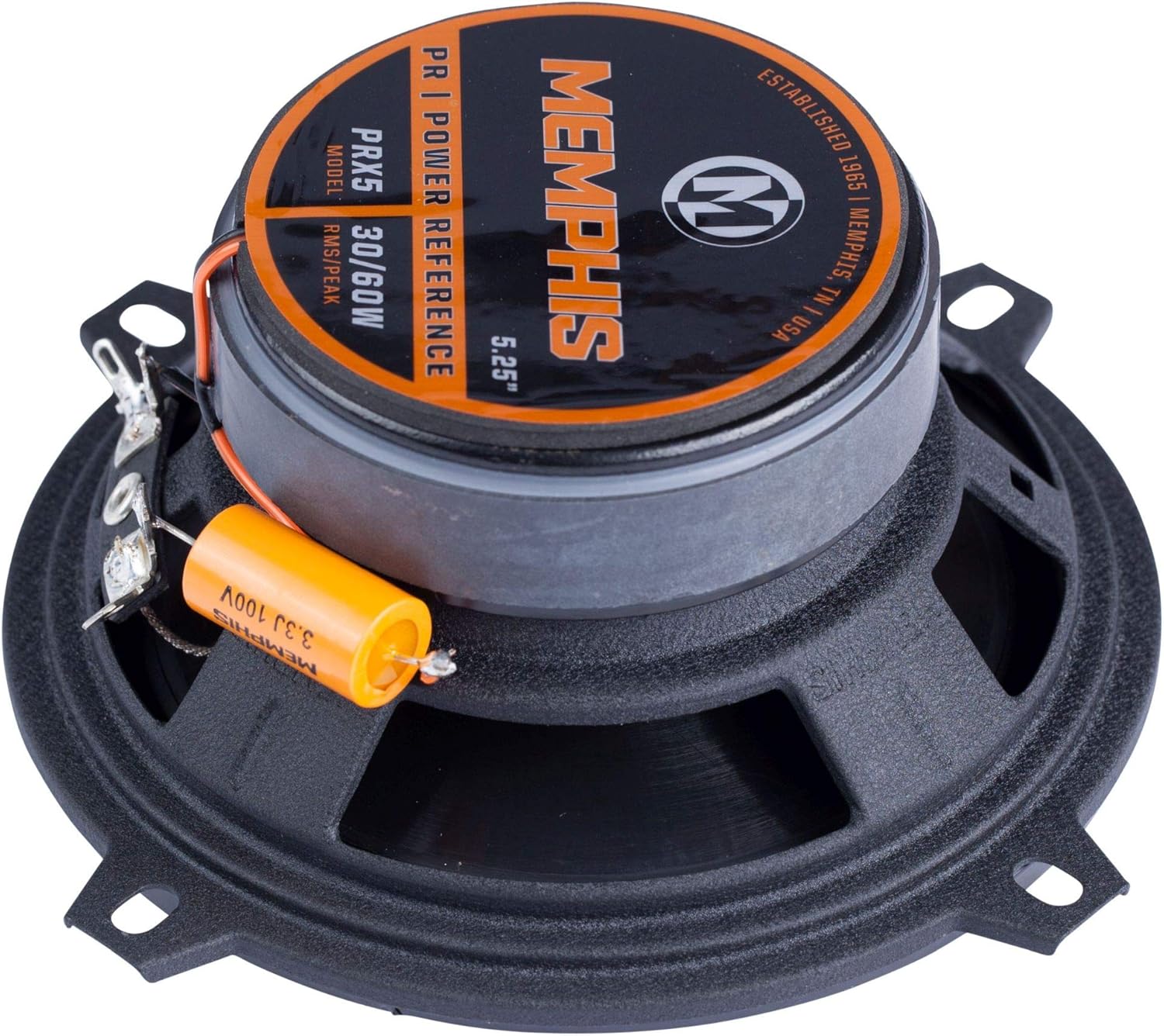 Memphis Audio PRX5 Power Reference Series 5.25" 2-Way Coaxial Speakers with Swivel Tweeters - Pair