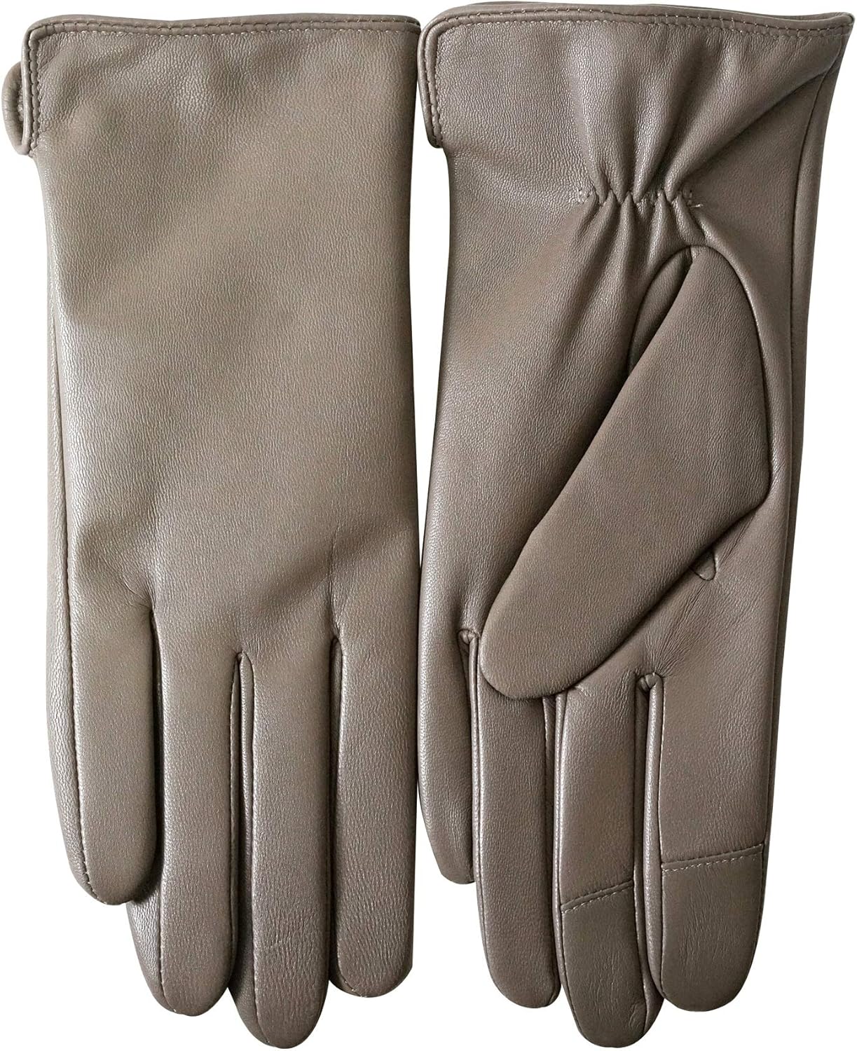 Winter Gloves for Women Genuine Leather Warm Cashmere & Wool Blend Lining Touchscreen Windproof Driving Dress - Image 2