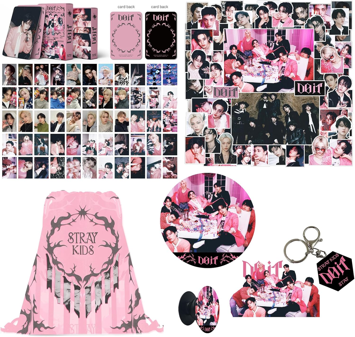 SOSAYI Stray Fanartikel Geschenk Set für STAY, Stray Merch mit 1 SKZ