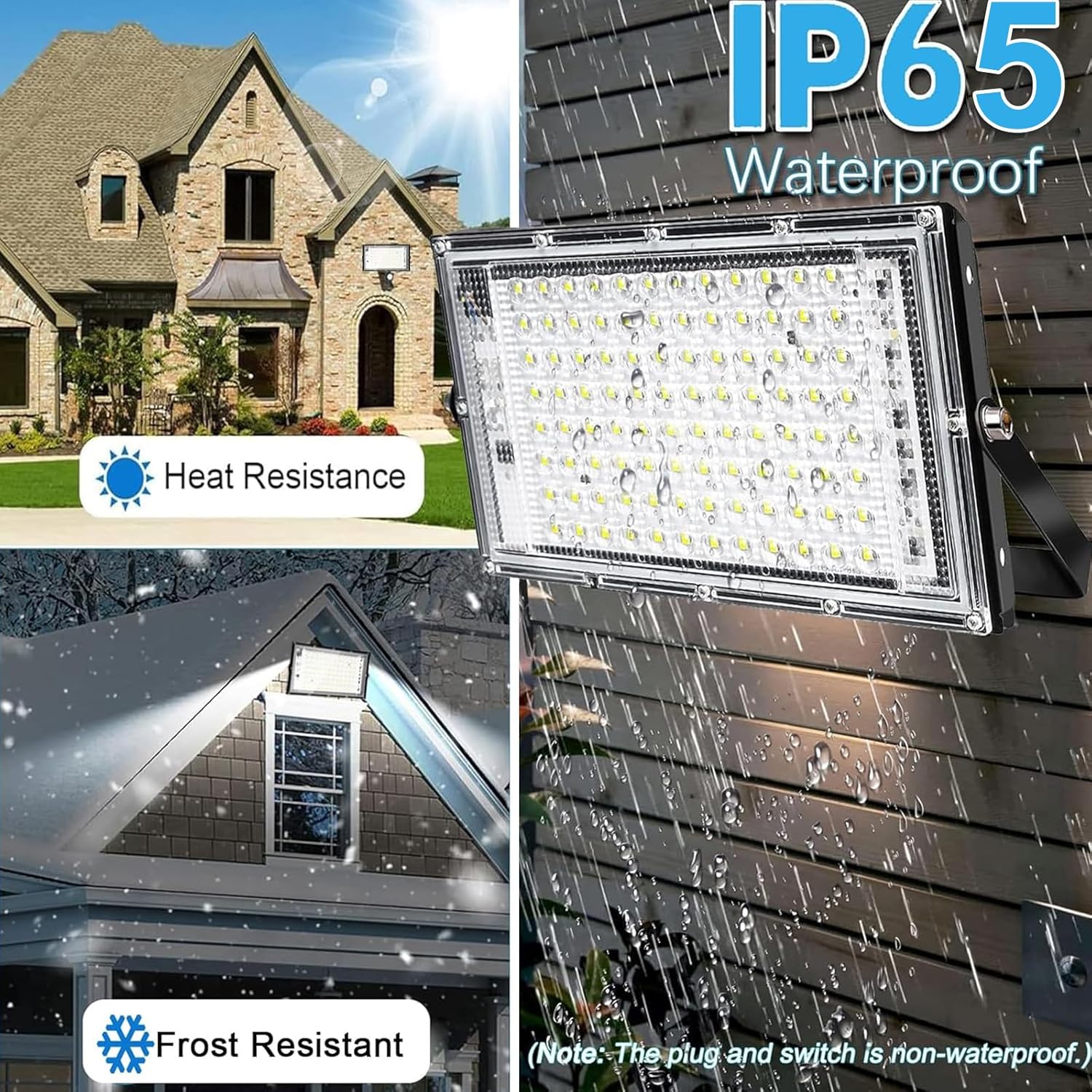 IP65 Waterproof, Heat and Frost Resistant Flood Light