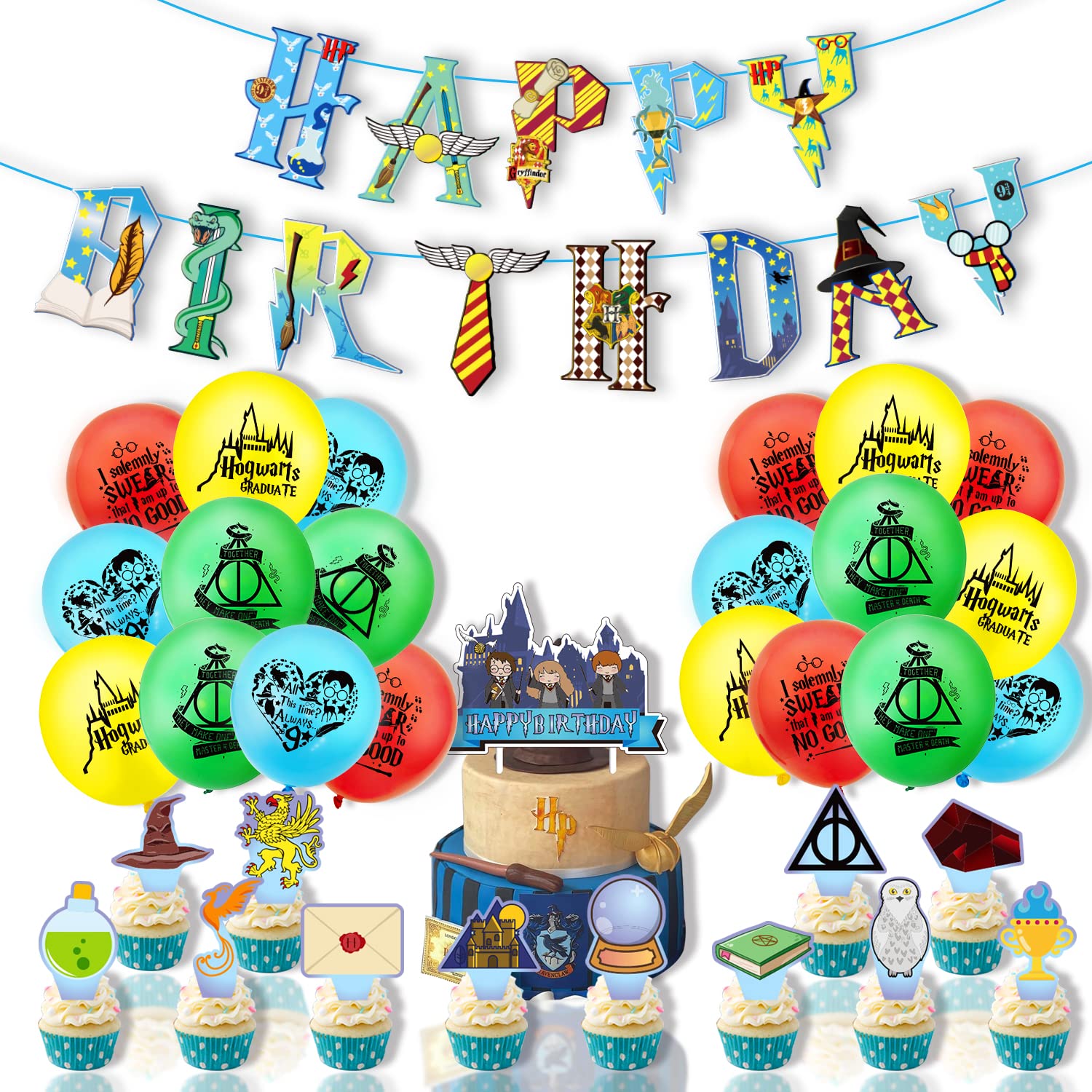 Buy Harry Potter Birthday Decorations, Harry Potter Party Supplies