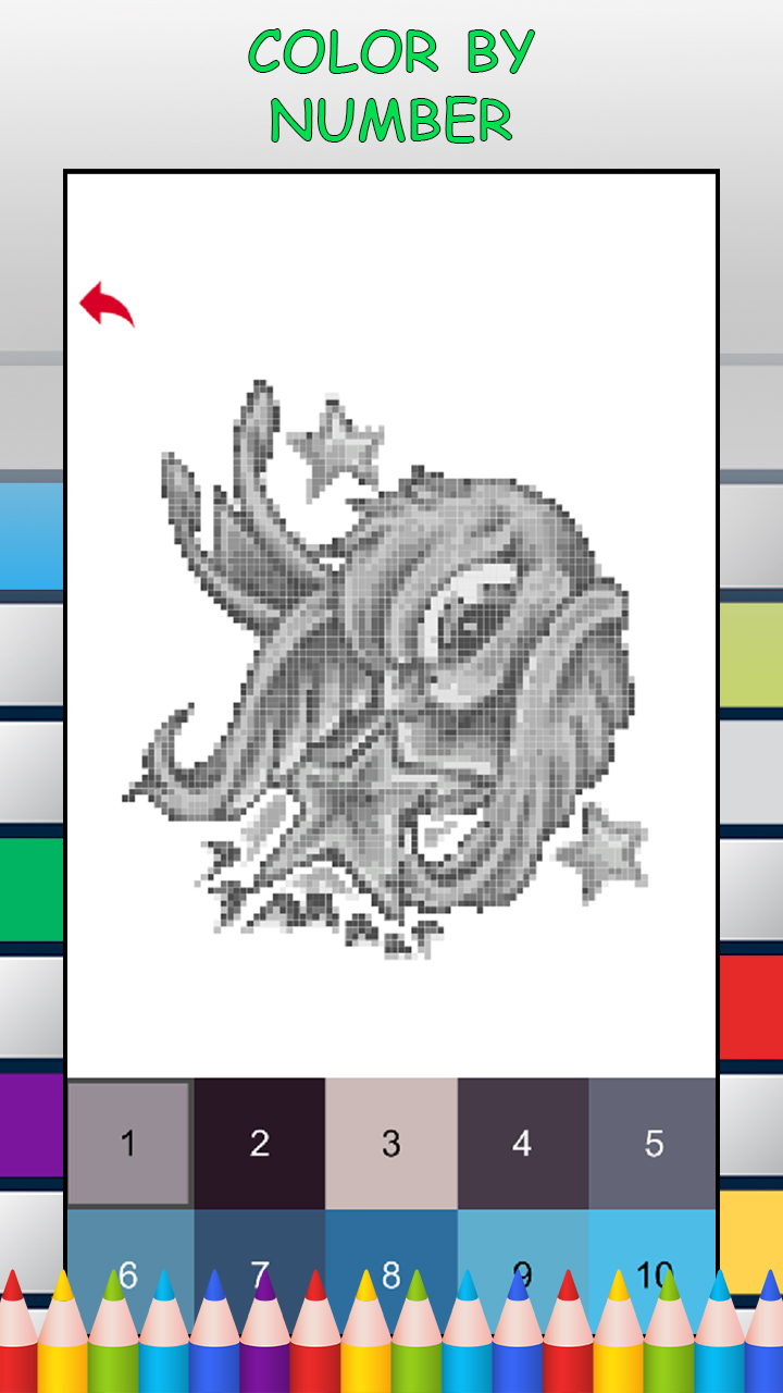 Tattoo Designs Color by Number - Pixel Art Game - App on Amazon Appstore