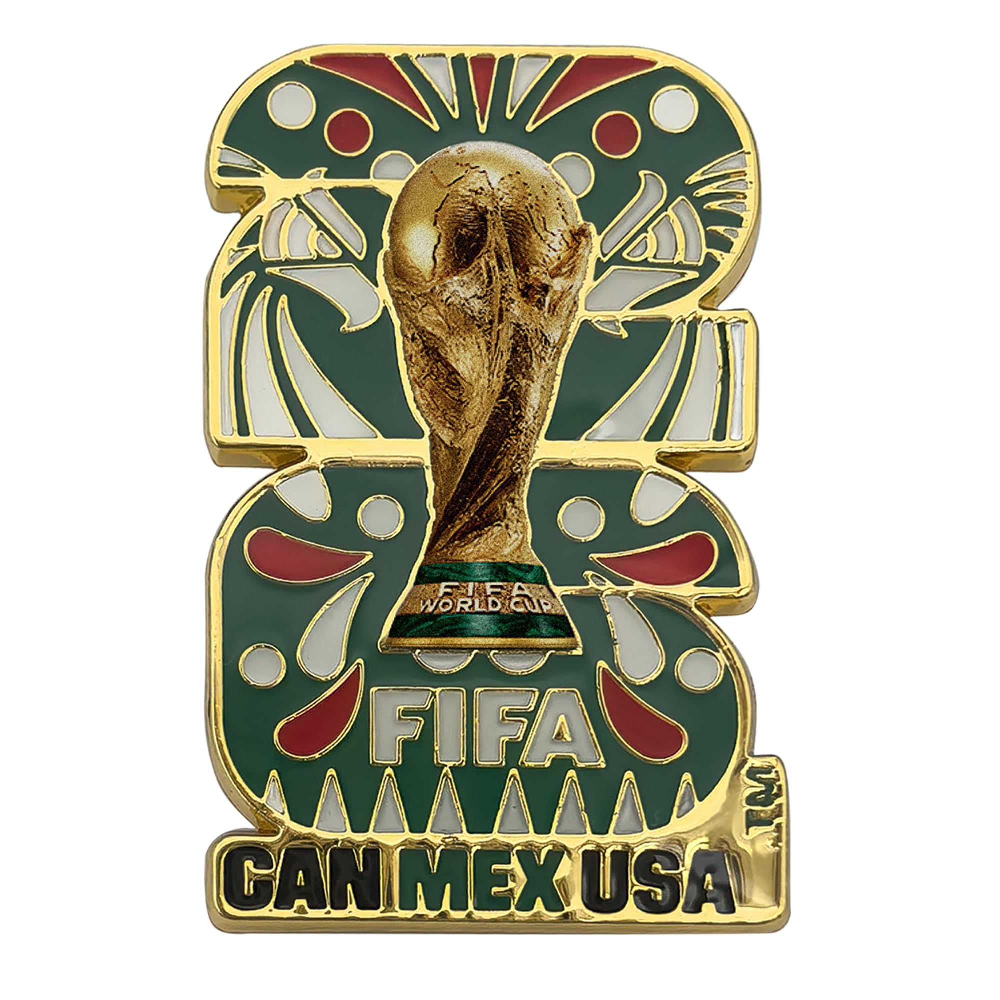Official FIFA World Cup 2026 Edition Specialty Pins - Historical - Timeless Collectors Item - Premium Weighted Zinc Alloy