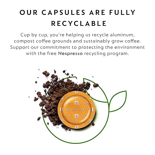 Miniatura 5 de Cápsulas de café profesionales Nespresso, Classic Flavors Coffee Duo, tostado medio y oscuro, 100 cápsulas de café