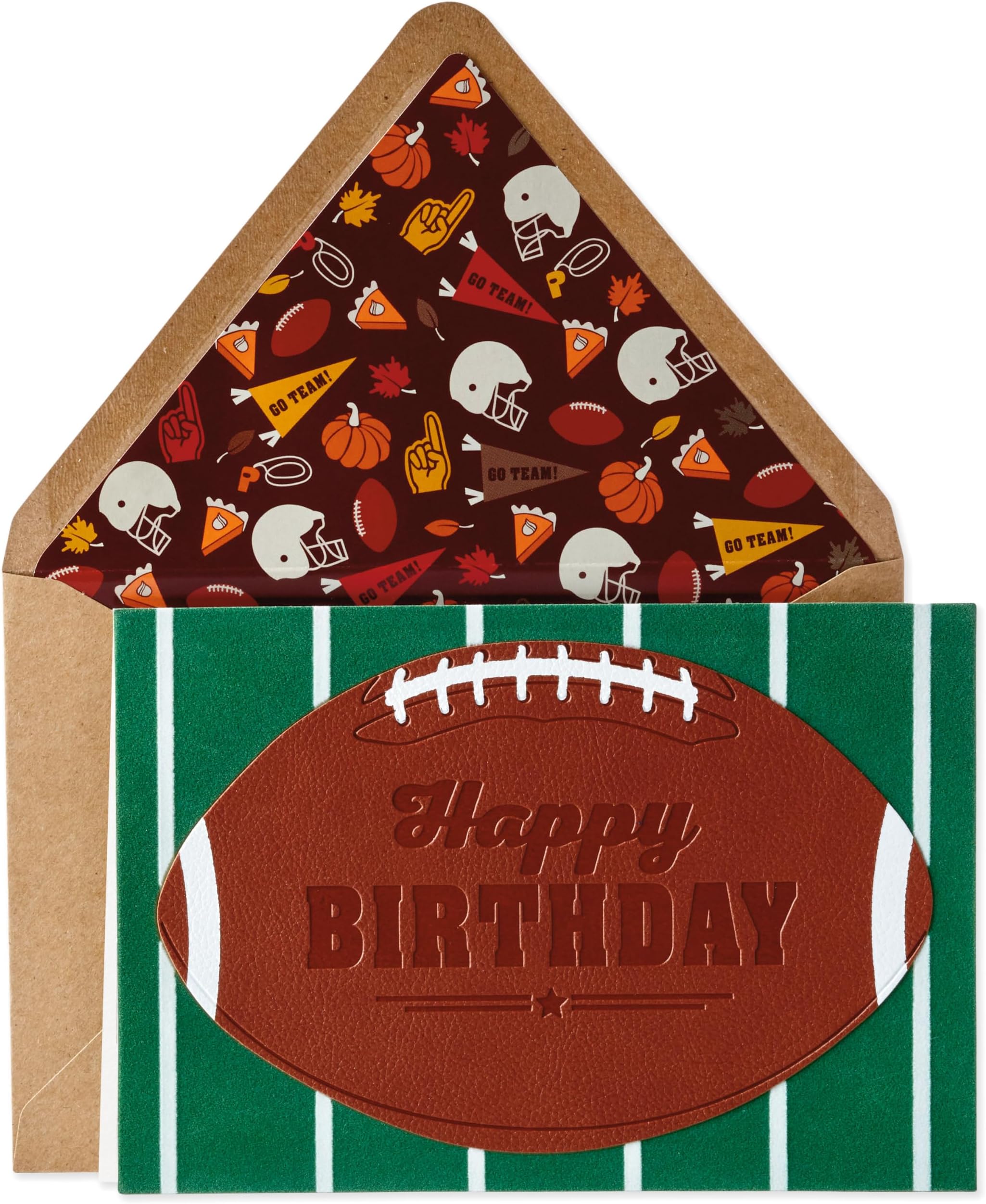 Signature Birthday Card for Him (Football) (599RZH1076)