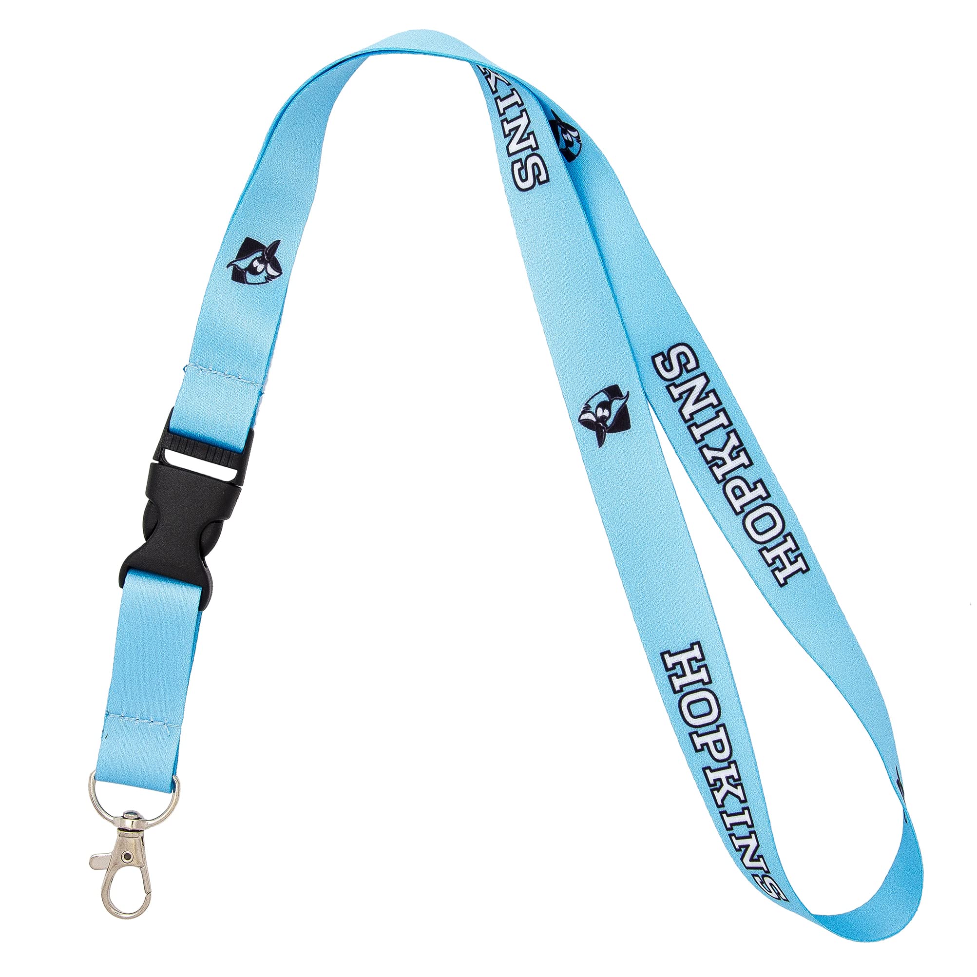 Desert Cactus Johns Hopkins University Lanyard Blue Jays JHU Car Keys ID Badge Holder Keychain Detachable Breakaway Snap Buckle (Blue)