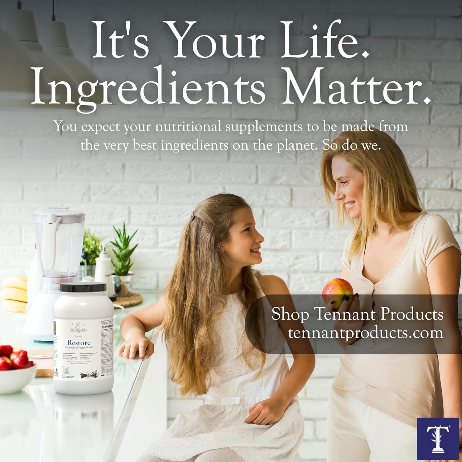 Dr. Tennants Restore Vanilla Veggie Protein | Premium Plant-Based Protein - 100% Natural Veggie Protein and Omega 3 Fusion, Including Pea Protein Isolate - Low Carb, Keto, Dairy Free - 30 Day Supply : Health & Household