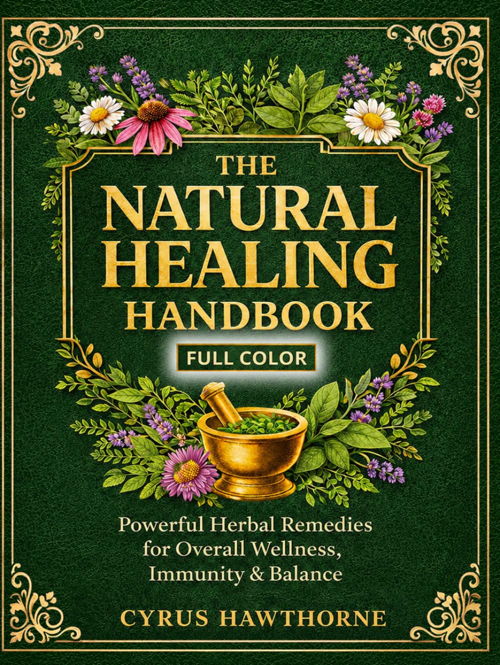 The Natural Healing Handbook: Powerful Herbal Remedies for Overall Wellness, Immunity & Balance