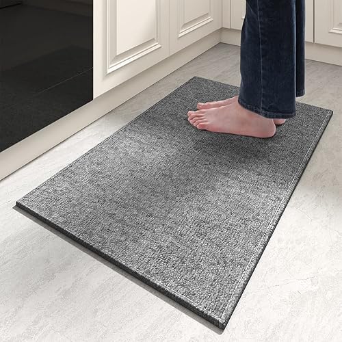 tchdio Alfombra de cocina antideslizante con parte trasera de goma para el suelo, absorbente de secado rápido, lavables, alfombra de cocina, tapetes
