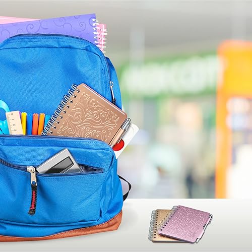 Miniatura 6 de Cuaderno portátil de 2 piezas, organizador de contraseñas, cuaderno elegante con patrón de mandala, libro de contraseñas con bolígrafo, cuaderno