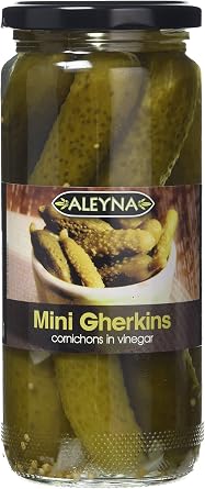 Aleyna Mini Gherkins Cornichons 480 g Pack of 6