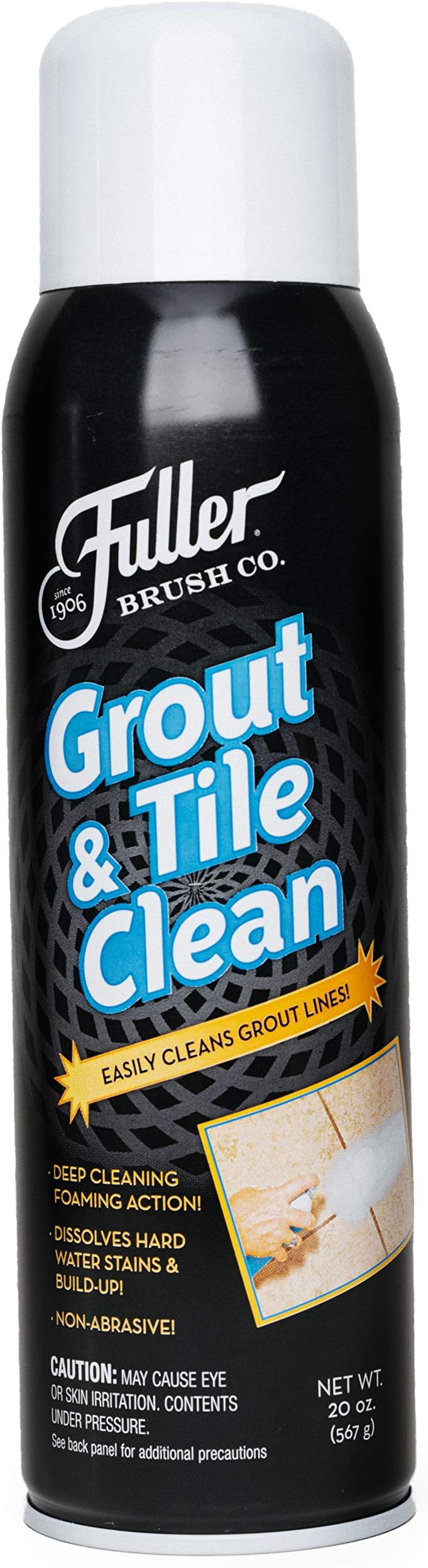 Grout and Tile Clean - Multipurpose Easy-to-Use, Heavy-Duty Cleaning Spray Perfect for Build Up Dirt in The Shower Tub, Bathroom and Kitchen Tiled Floor Sink and Wall (Pack of 1)
