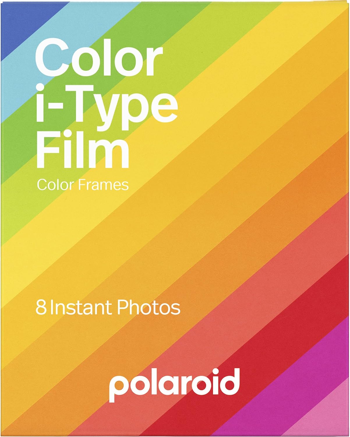 Polaroid Color Glossy Instant Film Color Frames Edition for Polaroid I-Type Lab, Flip, Now Camera - 2-Pack