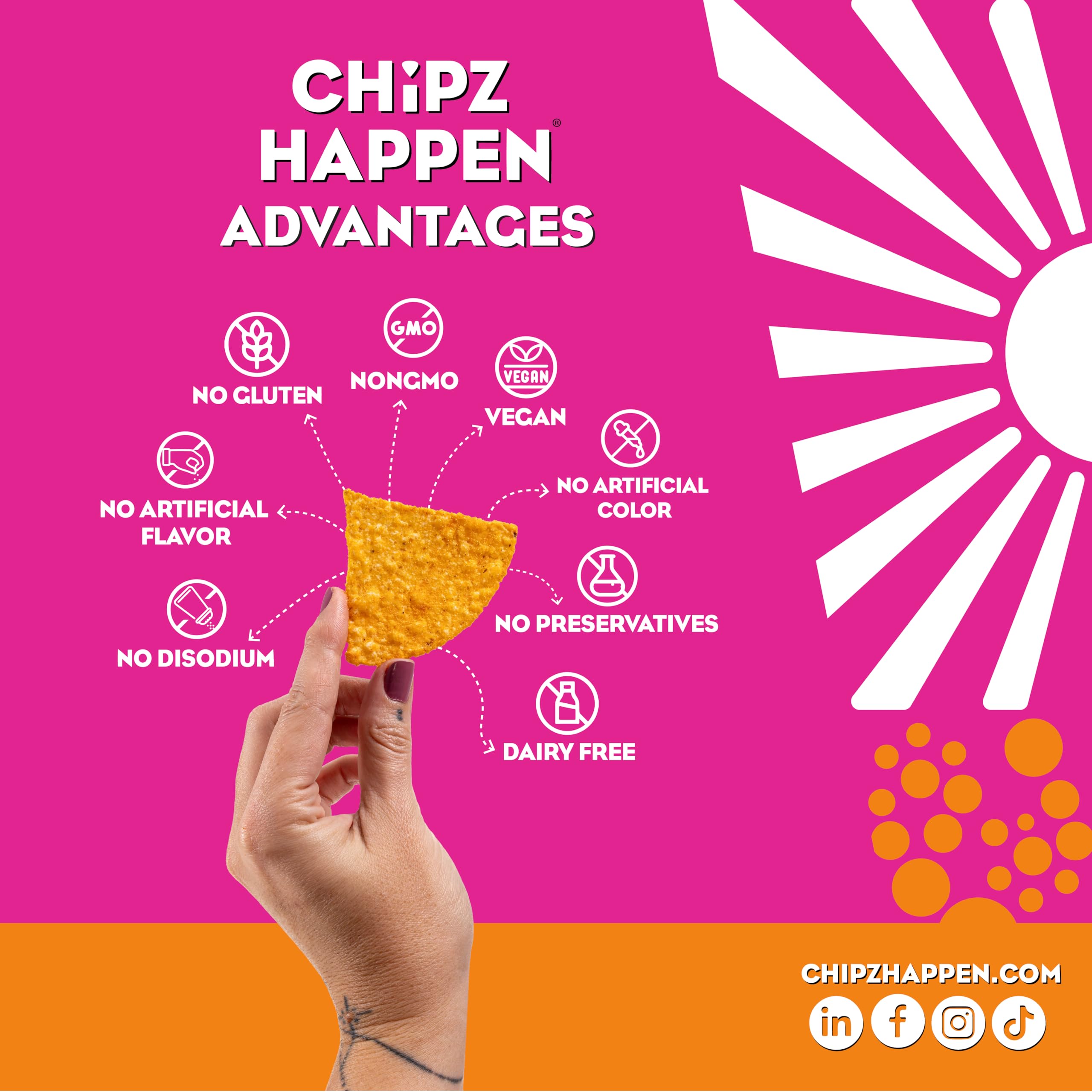 Amazon.com: Chipz Happen Tortilla Chipz (Pack of 4) (Variety)
