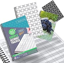 The Superior Register's Premium Check Book Register & Debit Card Ledger Notebook - Checking Account Register, Business Ledger, Cash Log & Expense Tracker - Standard Edition - 4 Pcs, Variety