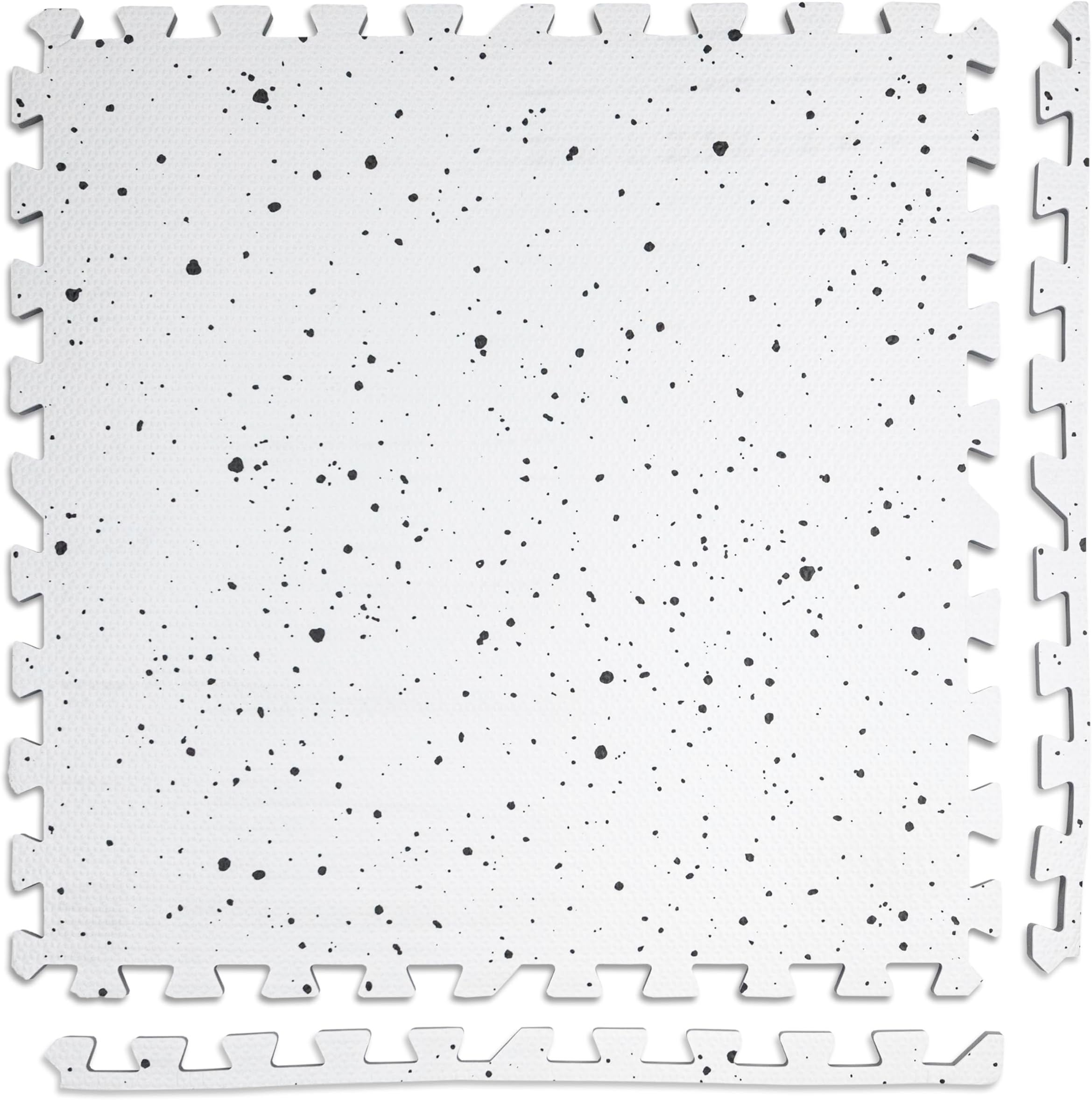 Play Platoon Non-Toxic Large Kids Play Mats for Floors, 9 Tile 72 x 72 inch - Extra-Thick Interlocking Comfortable Cushioned 24 x 24 in. Puzzle Mat with Border, Neutral Playmat Rug for Toddlers