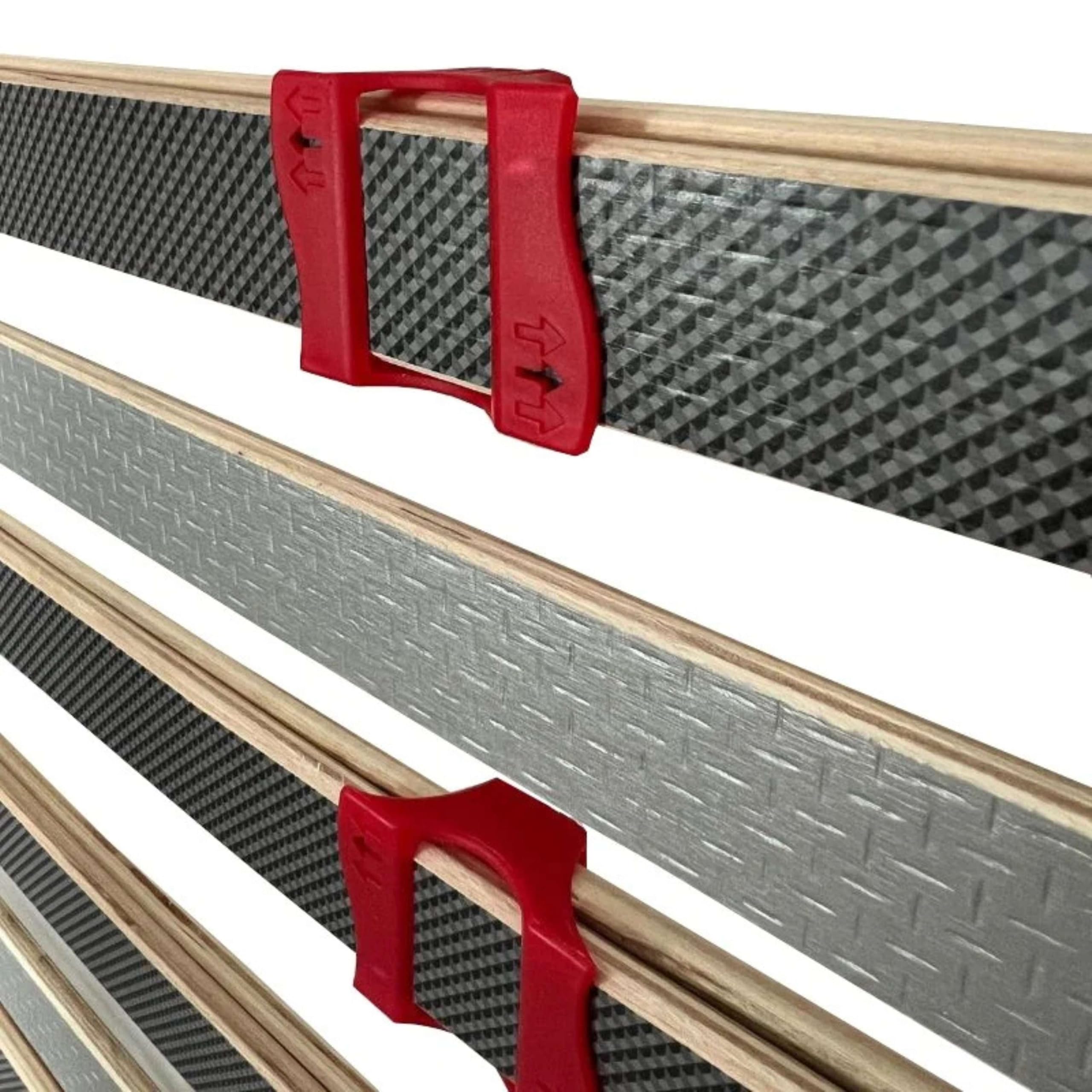 Miroytengo Somier XL 180x190 cm multiláminas Tubo 40x30 mm láminas de Haya con Pletina de Unión y 8 Patas