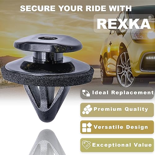 Miniatura 4 de Rexka 20 piezas de guardabarros, balancines, guarniciones, retenedores con sellador para Subaru 909130088 909130109 Ascent Forester Impreza Legacy