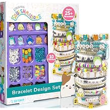 Original Squishmallows Bracelet Design Set, Cute &amp; Friendship Bracelet Kit, Jewelry Making Kit, Charm Bracelet Making Kit, Beading &amp; Jewelry Making, Friendship Bracelet Making Kit