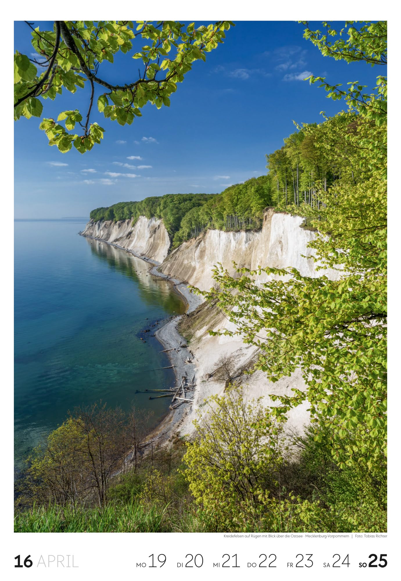 Küste Wochenkalender 2027: Meeres-Kalender mit 53 großformatigen Bildern im Hochformat (29x42 cm) | Strände der Ostsee und Nordsee in Deutschland