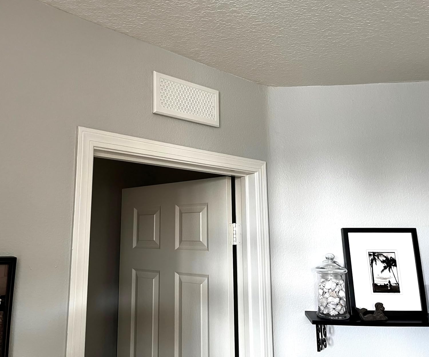 Magnetic Register Cover (Size 1) | with Electrostatic Filter - Simple, Clean, Decorative Cover Designed to fit Over Your existing Ceiling and Wall Registers & Vents. No Tools Required.