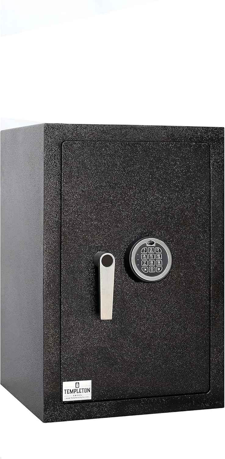 Templeton Safes Residential Safe with Electronic Keypad Combination & Key Backup, 6.1 CBF