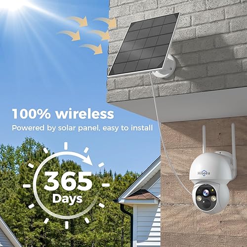 Miniatura 10 de Doble Wi-Fi audio de 2 víasSistema de cámara de seguridad WiFi PTZ 5 megapíxeles NVR expandible de 8 canales disco duro de 1 TB cables de