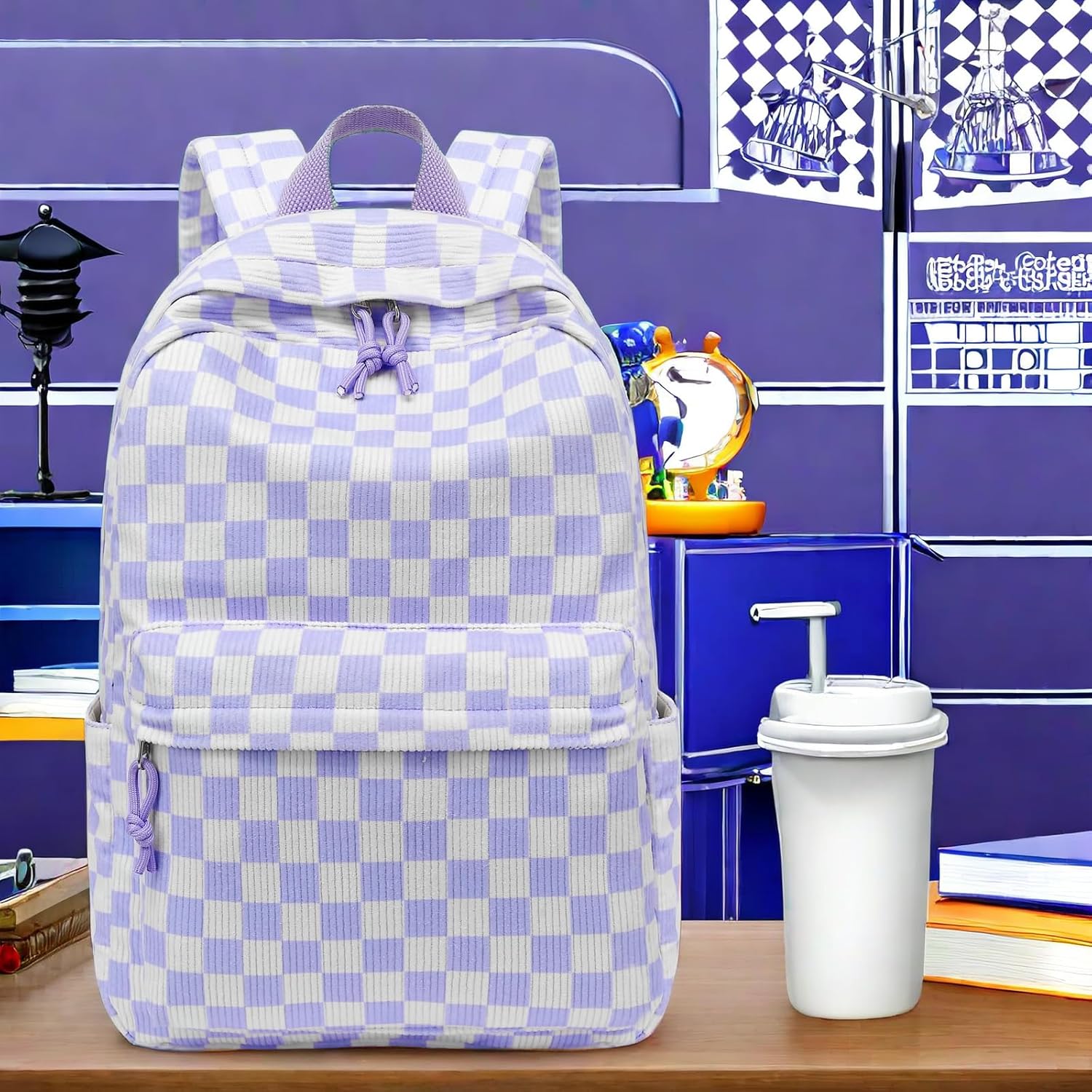 LEDAOU School Backpack for Teen Girls Elementary Middle School Bookbag Kids Backpacks Women Laptop Backpack Travel Daypack - Image 9