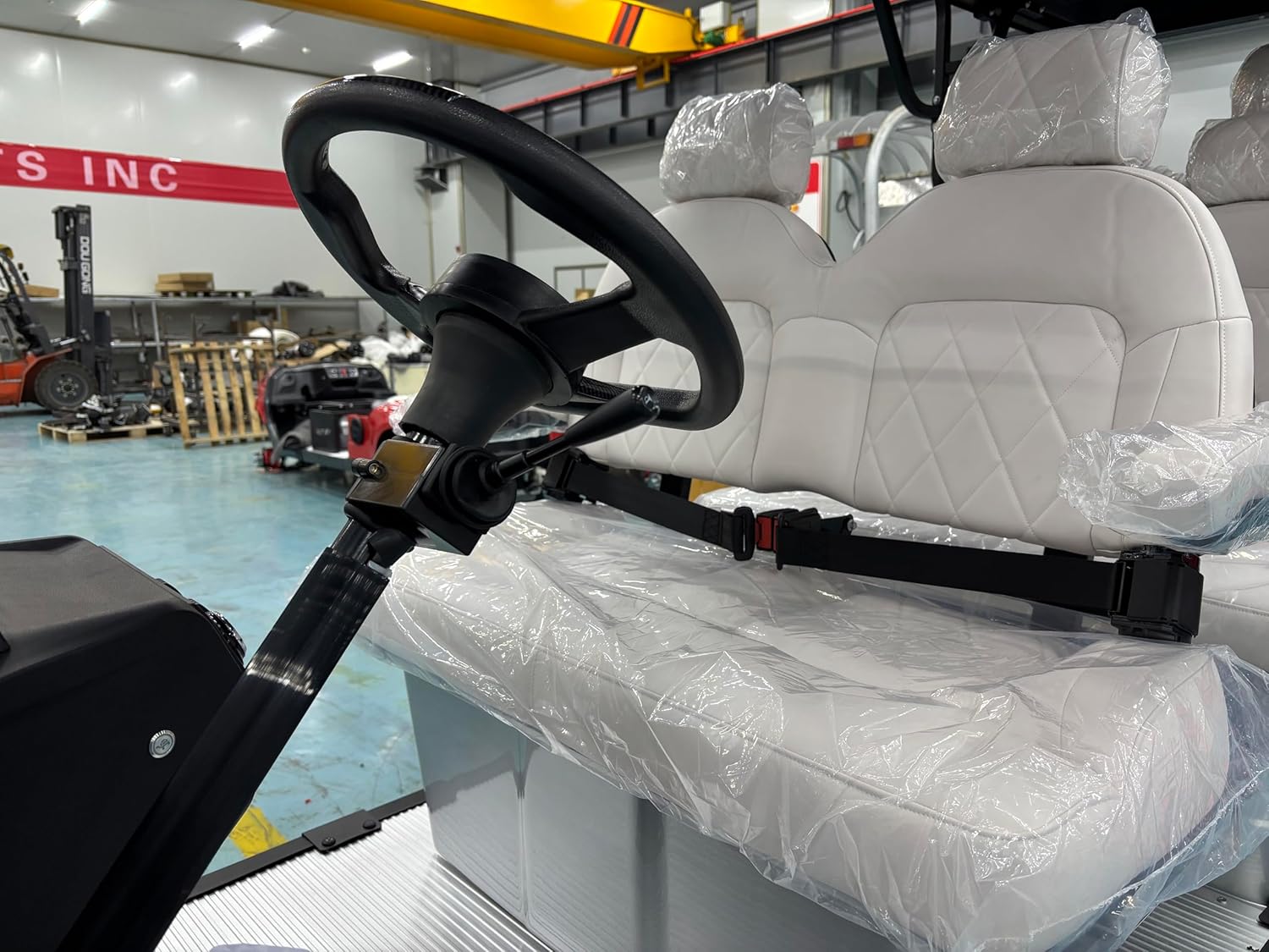 GO UP Electric Golf cart 4+2seats White