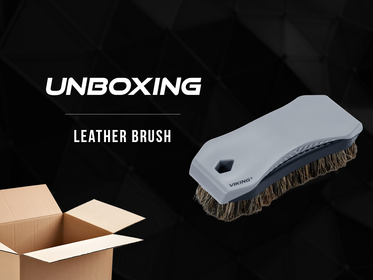 Amazon.com: VIKING Leather Cleaner Brush, Horsehair Bristles for