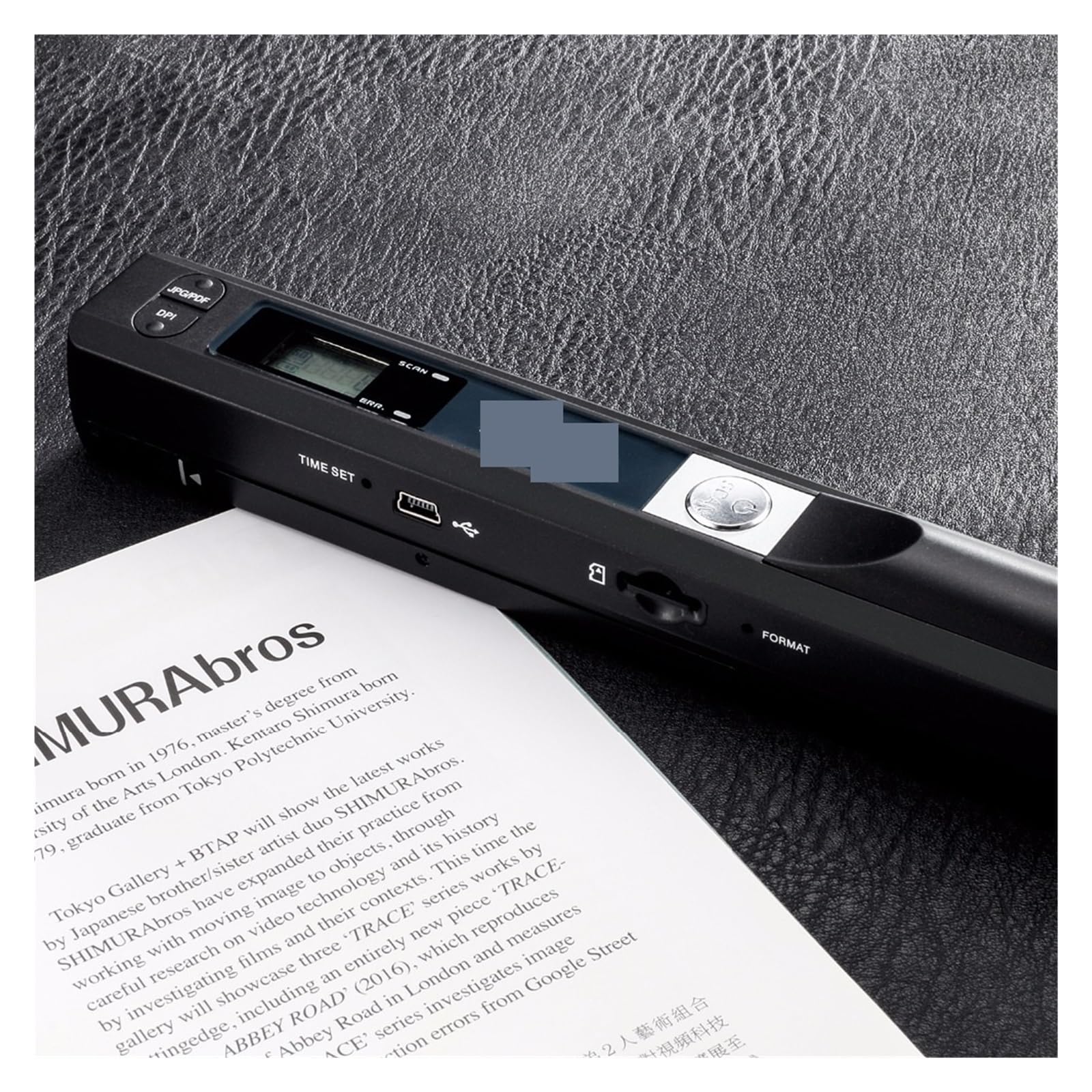Scanner portatile Scheda di supporto USB wireless da 900 DPI Documenti, Carta A4 Scansione immagini fotografiche Display JPG PDF Batteria per Studio Commerciale