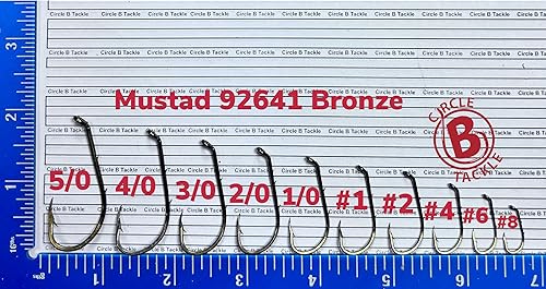 Miniatura 2 de Mustad 92641 - Ganchos de bronce para cebo (100 unidades)