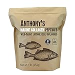 Anthony\'s Hydrolyzed Marine Collagen Peptides, Gluten-Free, Paleo and Keto Friendly, Unflavored, 1-Pound
