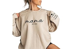 Personalized Mama Sweatshirt: Unique Style for Remarkable Moms