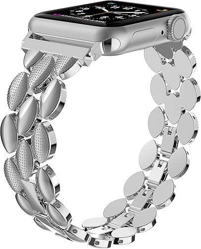 Correa Moolia compatible con Apple Watch de 38mm, 40mm, 42mm, 44mm, correa de repuesto moderna para mujer, para iWatch Series 6, 5, 4, 3, 2, 1