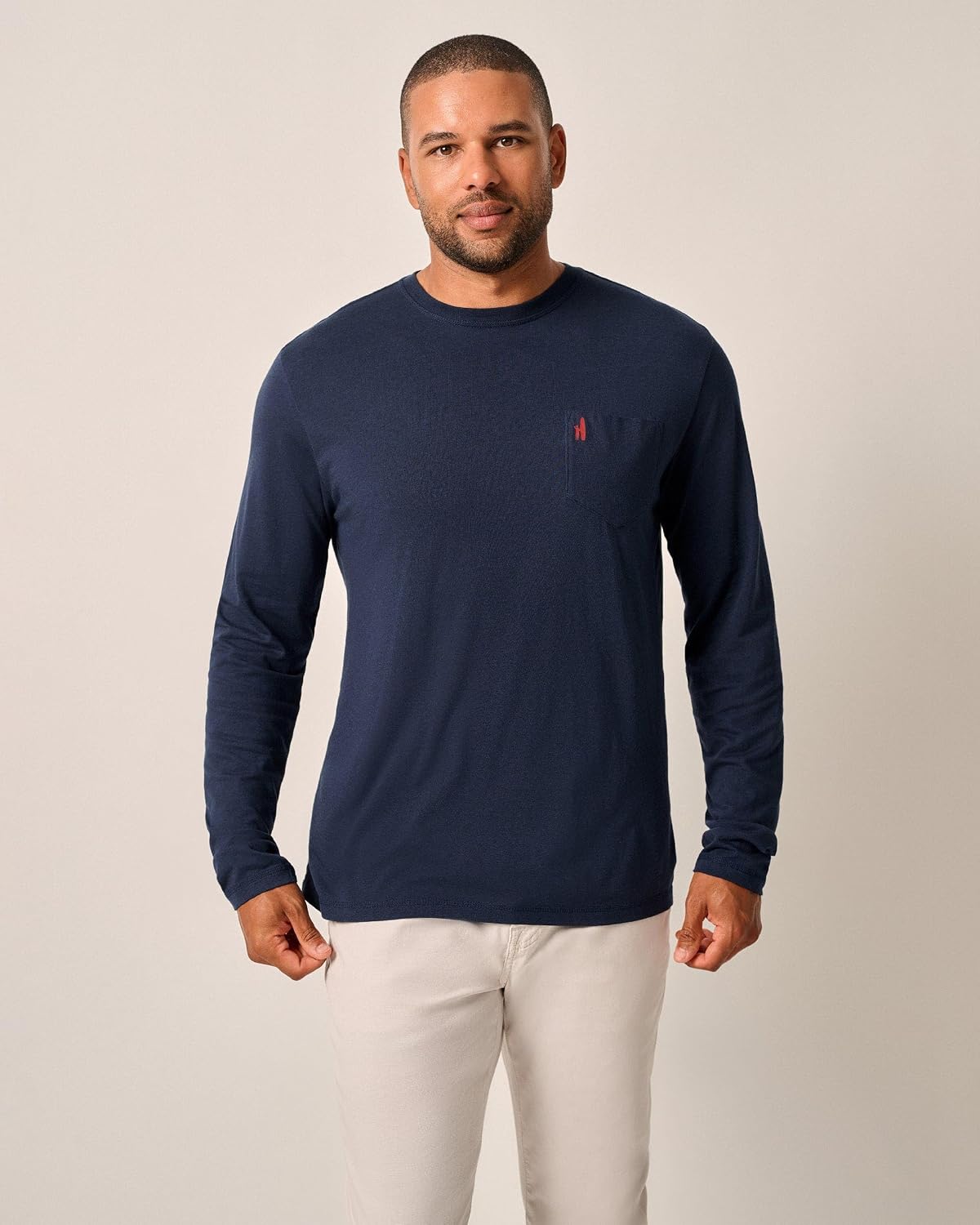 johnnie-O JO Diamond Long Sleeve Graphic T-Shirt Navy/XXL