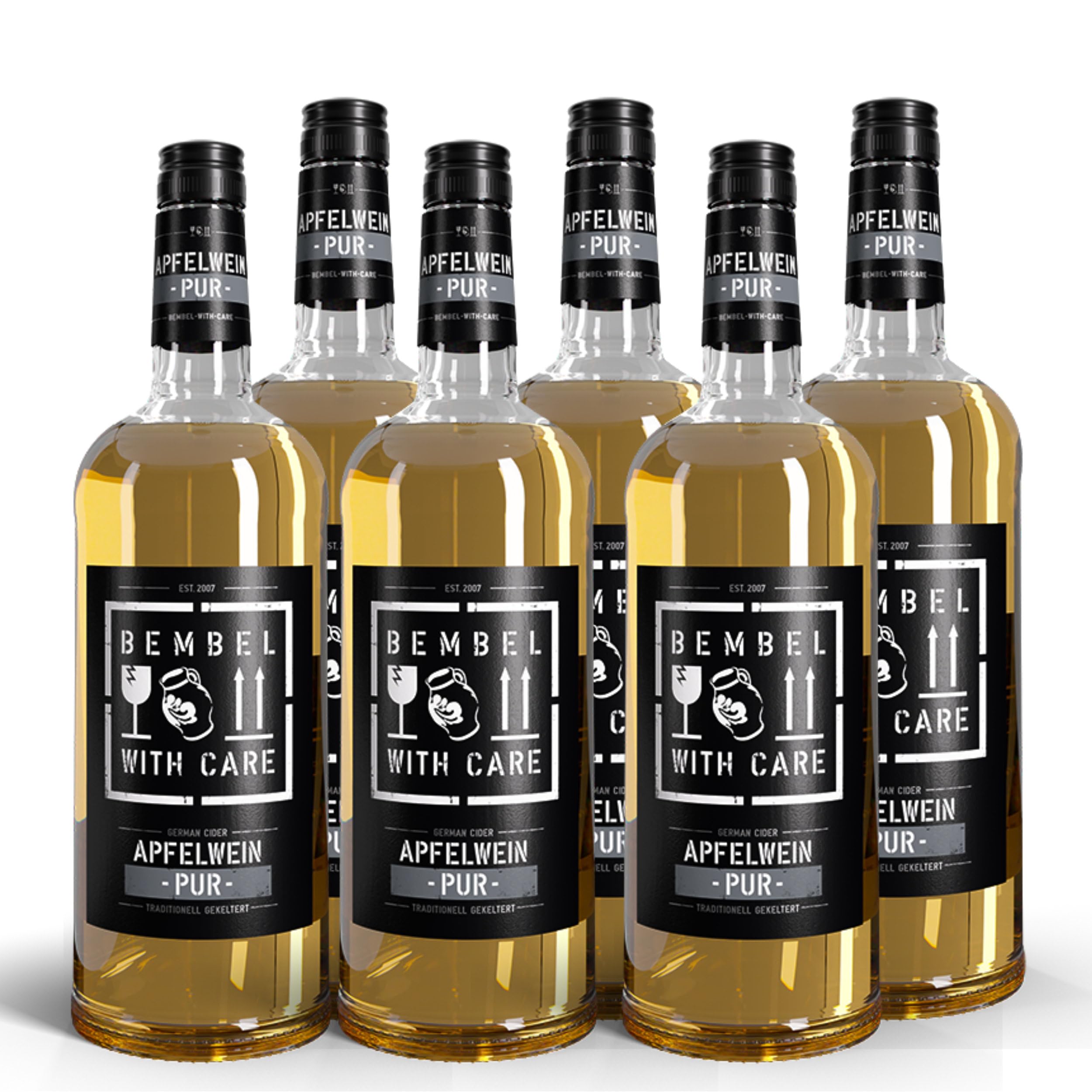 BEMBEL WITH CARE Apfelwein (6 x 1,0l., Apfelwein-Pur)