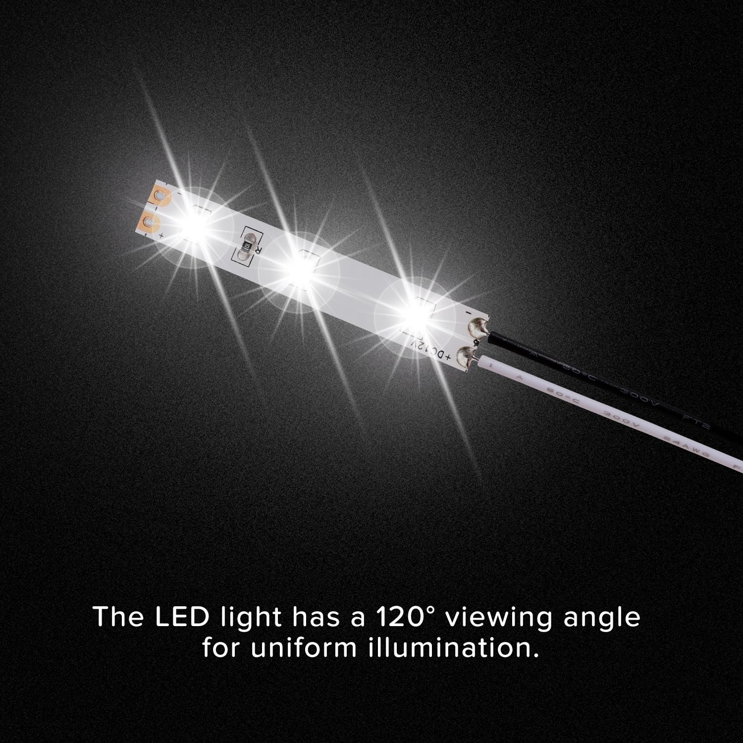 Lyeteung 12 PCS 50mm 12V - 18V Pre Wired Strip, 2835 SMD LED Model Railway LED Lighting, White, 50mm - 10pcs - Image 4