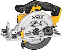 DEWALT 20V MAX Cordless Circular Saw DCS391B - 6-1/2 Inch Blade, 5150 RPM, 0-50° Bevel, Lightweight Magnesium Shoe