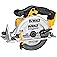 DEWALT 6-1/2-Inch 20V MAX Circular Saw, Tool Only (DCS391B) , Yellow