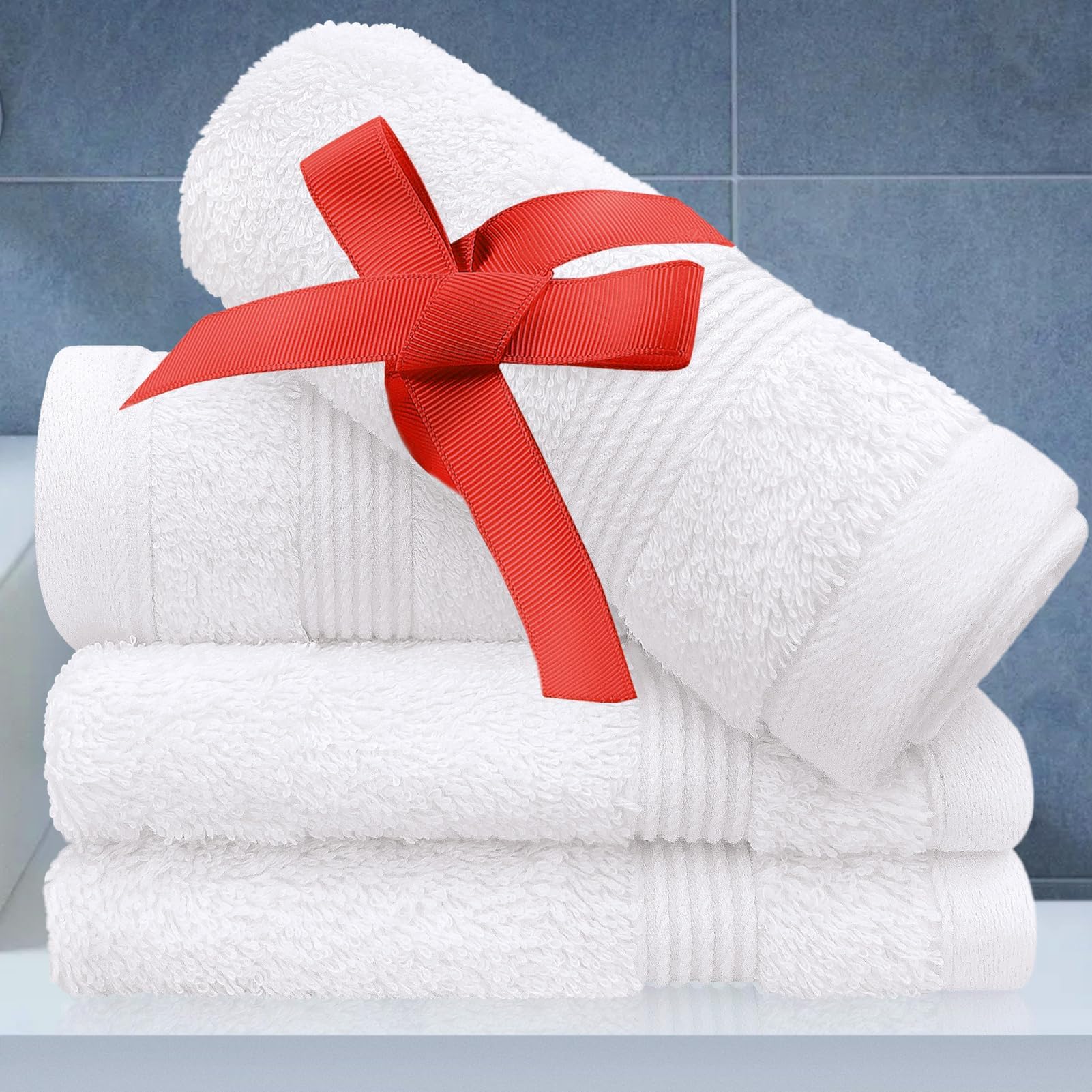 Room Essentials Standard Grey Washcloths 12" x 12" 12 Count