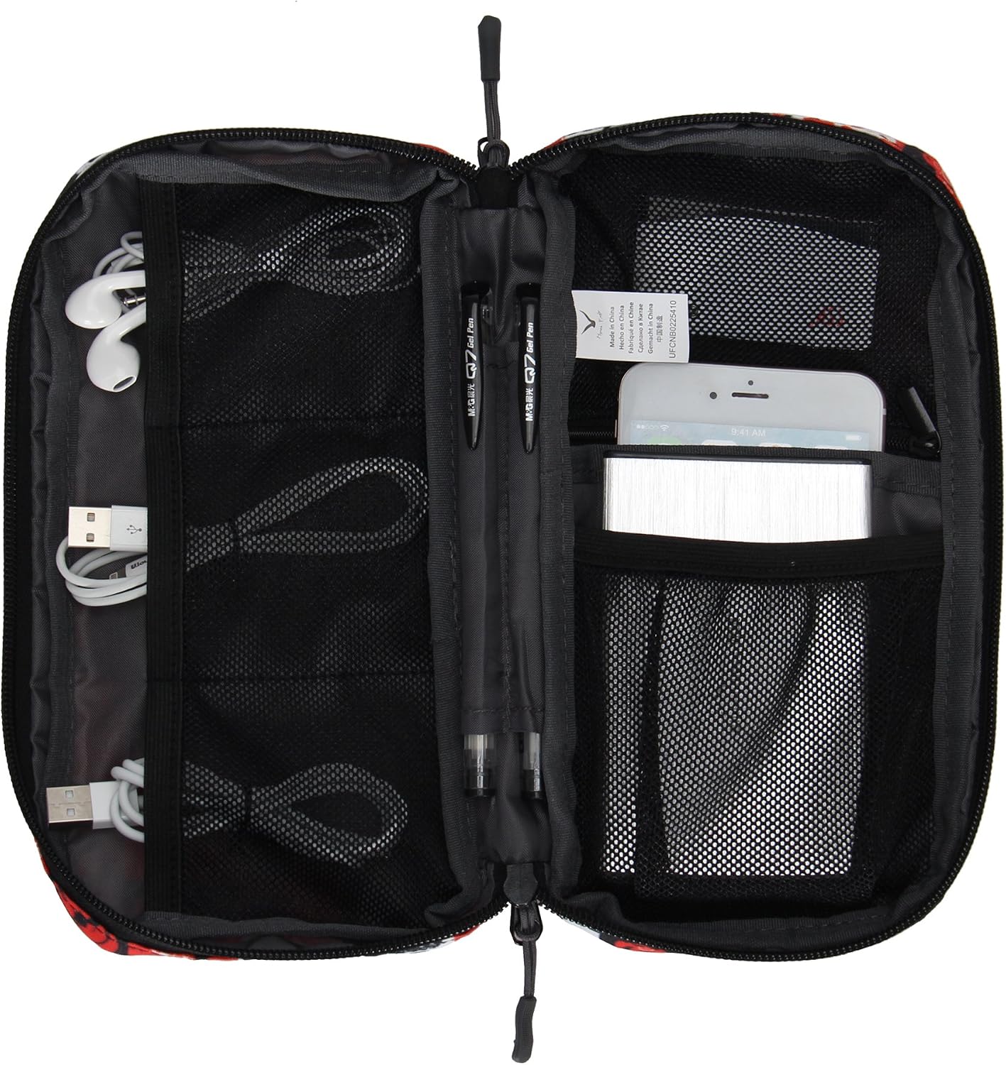 Hynes Eagle Cord Organizer Small Electronics Case Gadget Pouch Phone Accessories Storage Bag Hairstyles