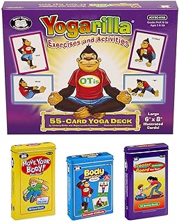 Super Duper Publications | Yoga Exercise, Activities & Body Awareness Fun Decks | Move Your Body & Scooter Board Flash Cards | Occupational Therapy and Motor Skills Bundle | Educational Materials
