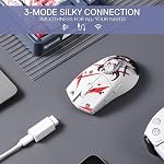 Redragon M916AK-PRO 3-Mode Wireless Gaming Mouse, 49G Ultra-Light 26K DPI Mouse w/Ergonomic Natural Grip Build, Full Programmable Buttons, Software Supports DIY Keybinds & DPI